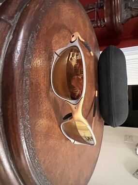 Oakley X metal XX 24 karat gold Frame Sunglasses with Gold iridium Lenses